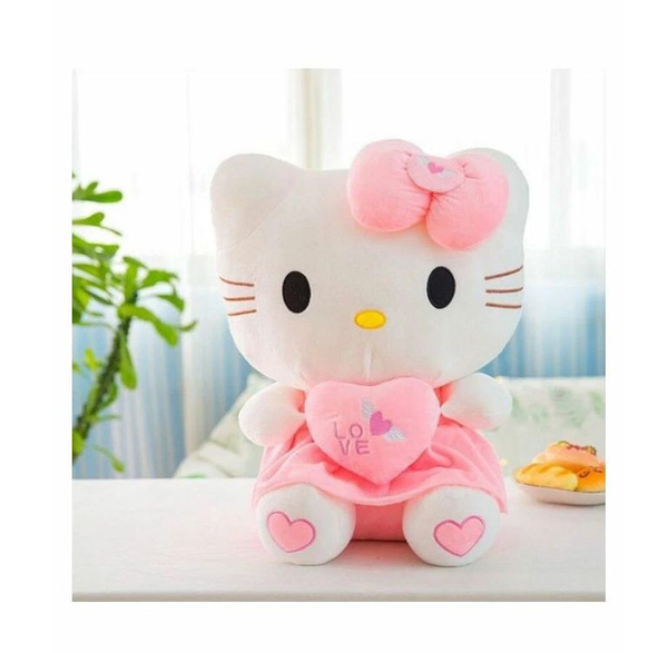 Мягкая игрушка Hello Kitty с сердечком - купить с доставкой по выгодным ...