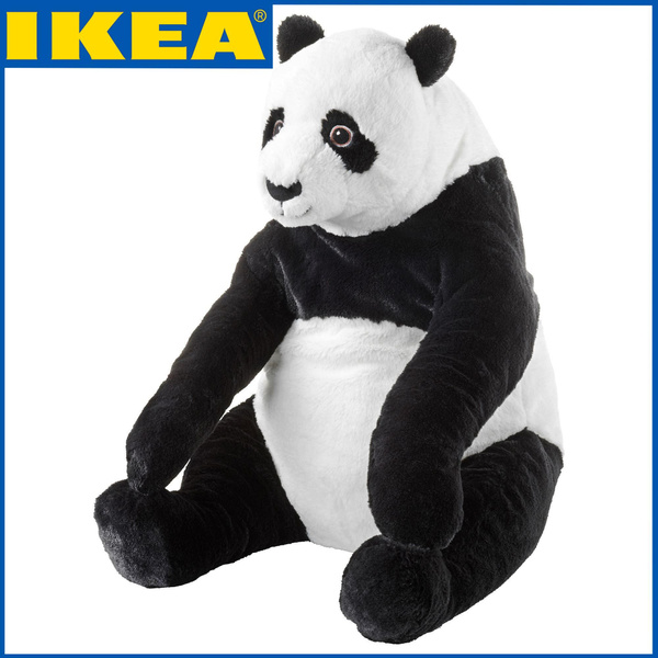 Мягкая игрушка Панда IKEA (ИКЕА) 47 см черно-белая-wangxiaobo - купить ...