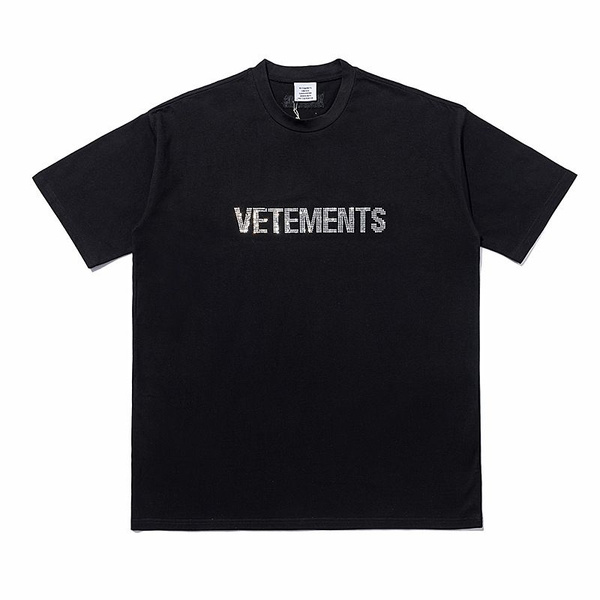 Футболка Vetements, размер 50, цвет черный, Cotton - купить по выгодной ...