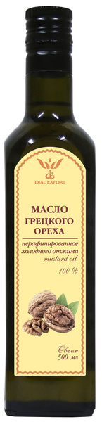 Масло грецкого ореха Dial-Export нерафинированное холодного отжима 500 ...