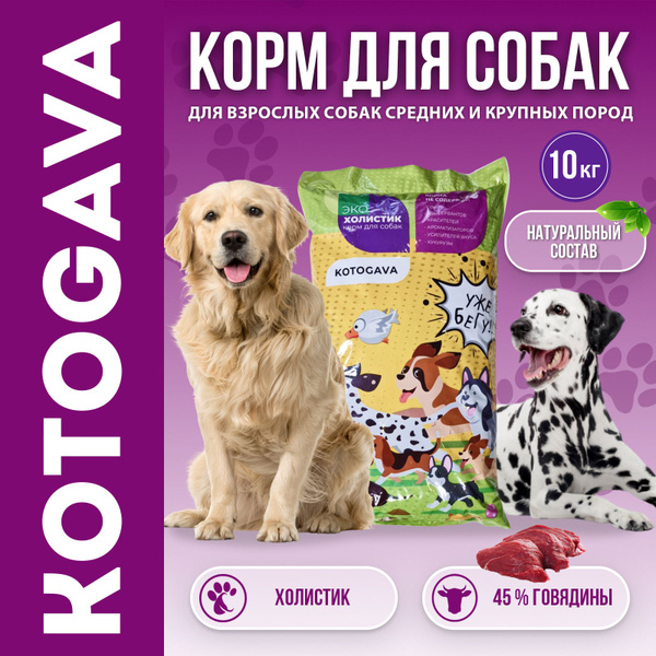 Корм сухой для взрослых собак всех пород Котогава Холистик - купить с ...