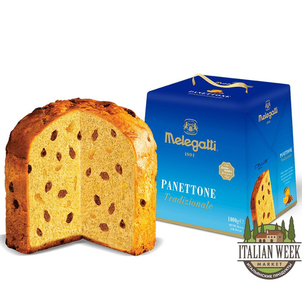 Панеттоне Tradizionale с изюмом и цукатами Melegatti, 750 г - купить с ...