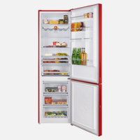 Холодильник Maunfeld MFF200NFR, красный. MAUNFELD