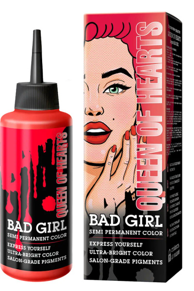 Bad Girl Краска для волос женская Queen of hearts, 150 мл - купить с ...