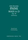 Mass in D, Op. 10 - Vocal score - John Knowles Paine