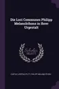 Die Loci Communes Philipp Melanchthons in Ihrer Urgestalt - Gustav Leopold Plitt, Philipp Melanchthon