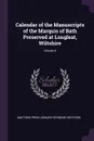 Calendar of the Manuscripts of the Marquis of Bath Preserved at Longleat, Wiltshire; Volume II - Matthew Prior, Edward Seymour Hertford