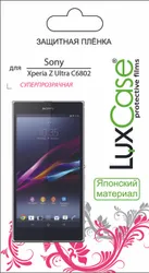 Пленка Sony Xperia Z Ultra C6802 / 06 / 33 / суперпрозрачная от LuxCase ;
Защитная плёнка  ...