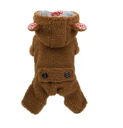 Утепленный комбинезон для зимних прогулок. Капюшон крепится на яркие ленточки (возможно отстегнуть при необходимости). Застегивается на  ...