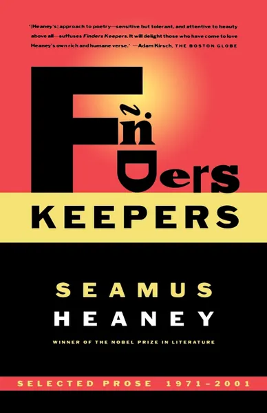 Обложка книги Finders Keepers, Seamus Heaney