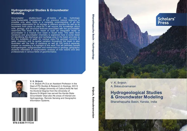 Обложка книги Hydrogeological Studies   & Groundwater Modeling, V. K. Brijesh and A. Balasubramanian