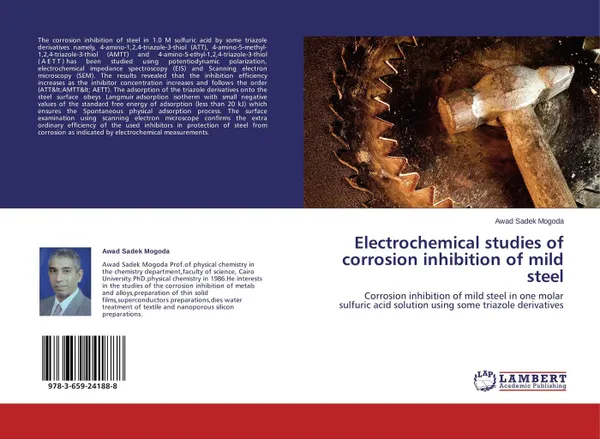 Обложка книги Electrochemical studies of corrosion inhibition of mild steel, Awad Sadek Mogoda