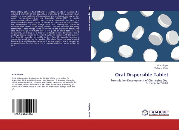 Обложка книги Oral Dispersible Tablet, M. M. Gupta and Vishal N. Patel