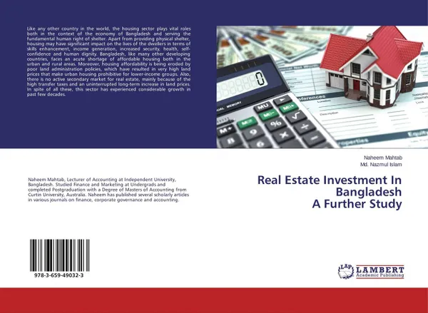 Обложка книги Real Estate Investment In Bangladesh A Further Study, Naheem Mahtab and Md. Nazmul Islam