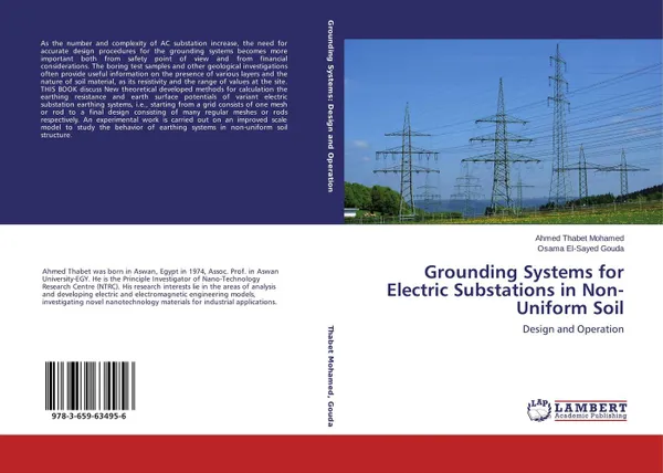 Обложка книги Grounding Systems for Electric Substations in Non-Uniform Soil, Ahmed Thabet Mohamed and Osama El-Sayed Gouda