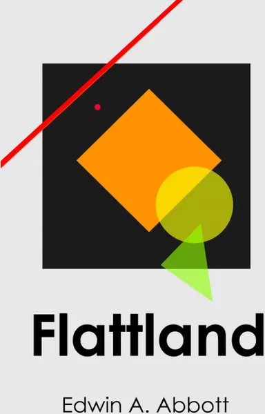 Обложка книги Flattland. Flatland, Icelandic edition, Edwin A Abbott