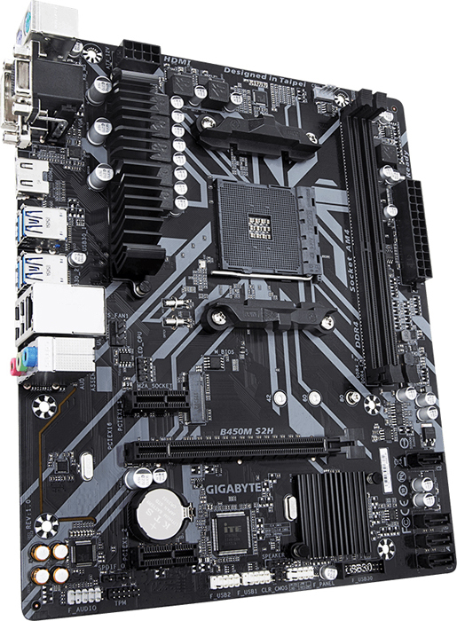 Black Asus Tuf B450 Plus Gaming Am4 B450 Ddr4 S Ata 600 Atx Socket Motherboard Motherboards