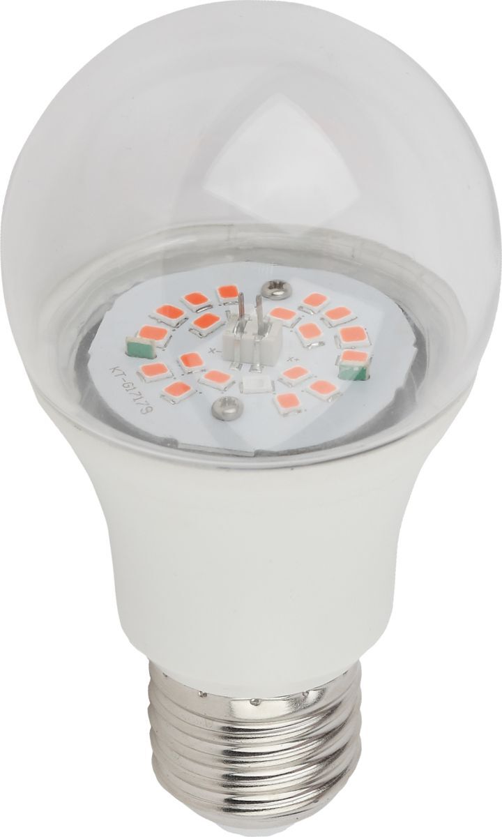фото Лампа для рассады ЭРА Fito А60, светодиодная, цоколь E27, 10 Вт