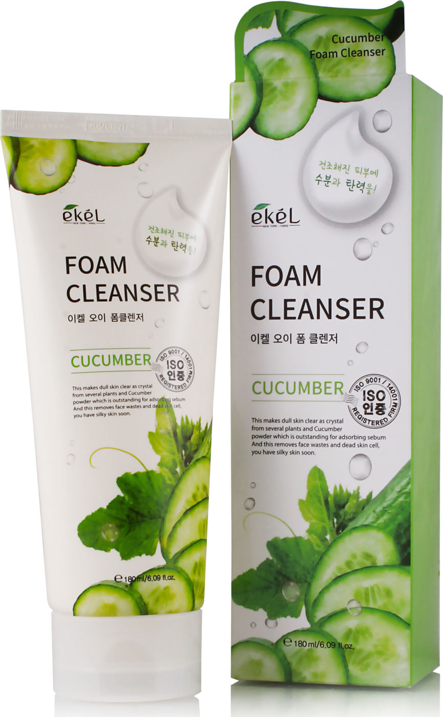 фото Пенка для умывания с экстрактом огурца - EKEL Cucumber Foam Cleanser