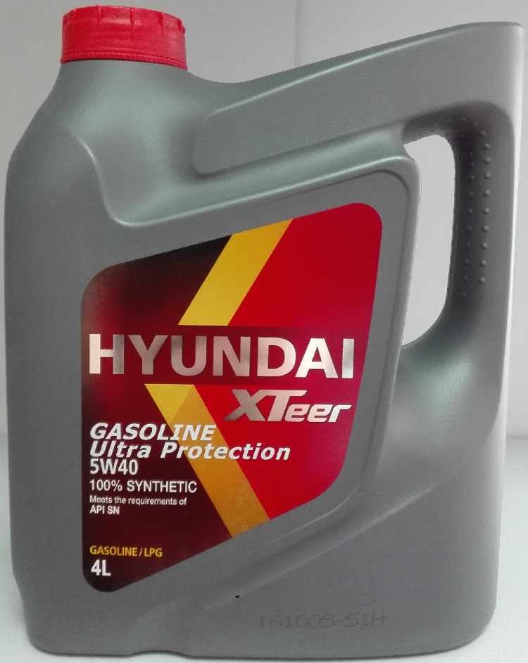 фото Масло моторное XTeer Gasoline Ultra Protection 5W40_SN_4L Hyundai xteer