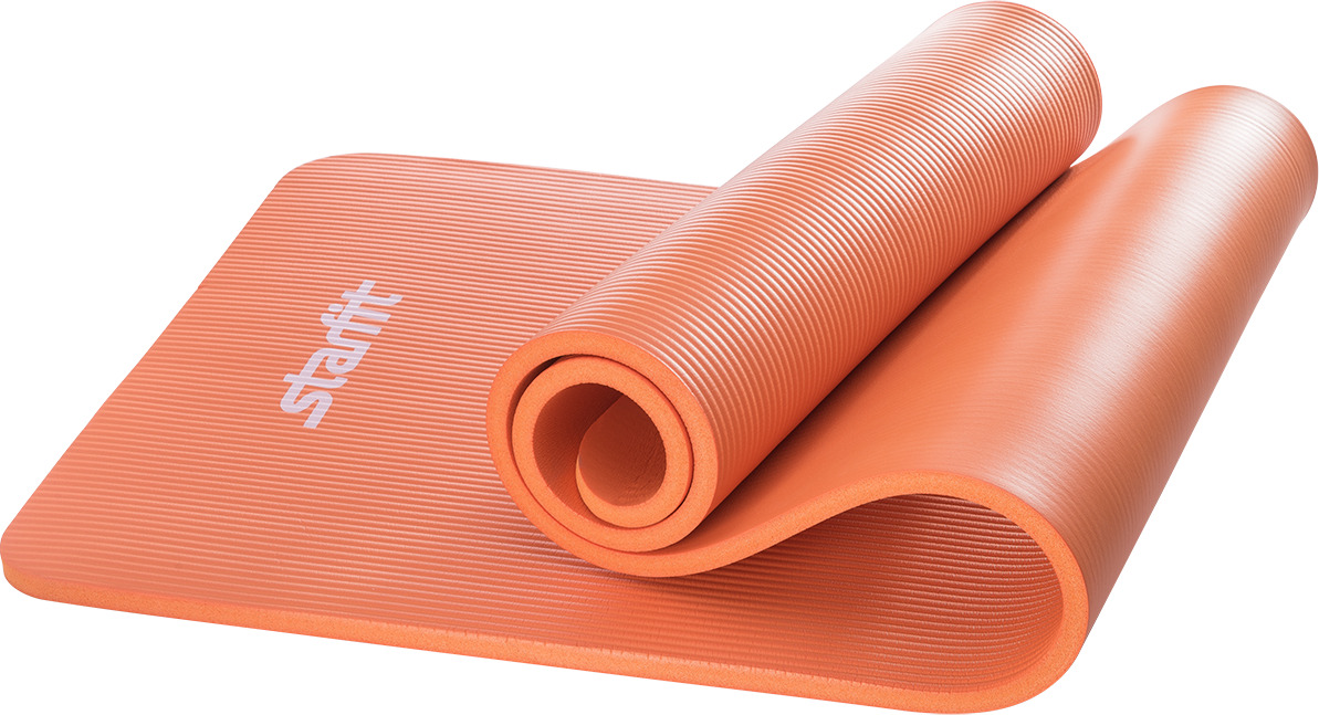 фото Коврик для йоги Starfit FM-301, Nbr, 183x58x1,5 см, оранжевый