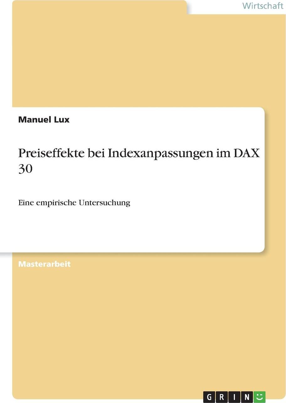 фото Preiseffekte bei Indexanpassungen im DAX 30