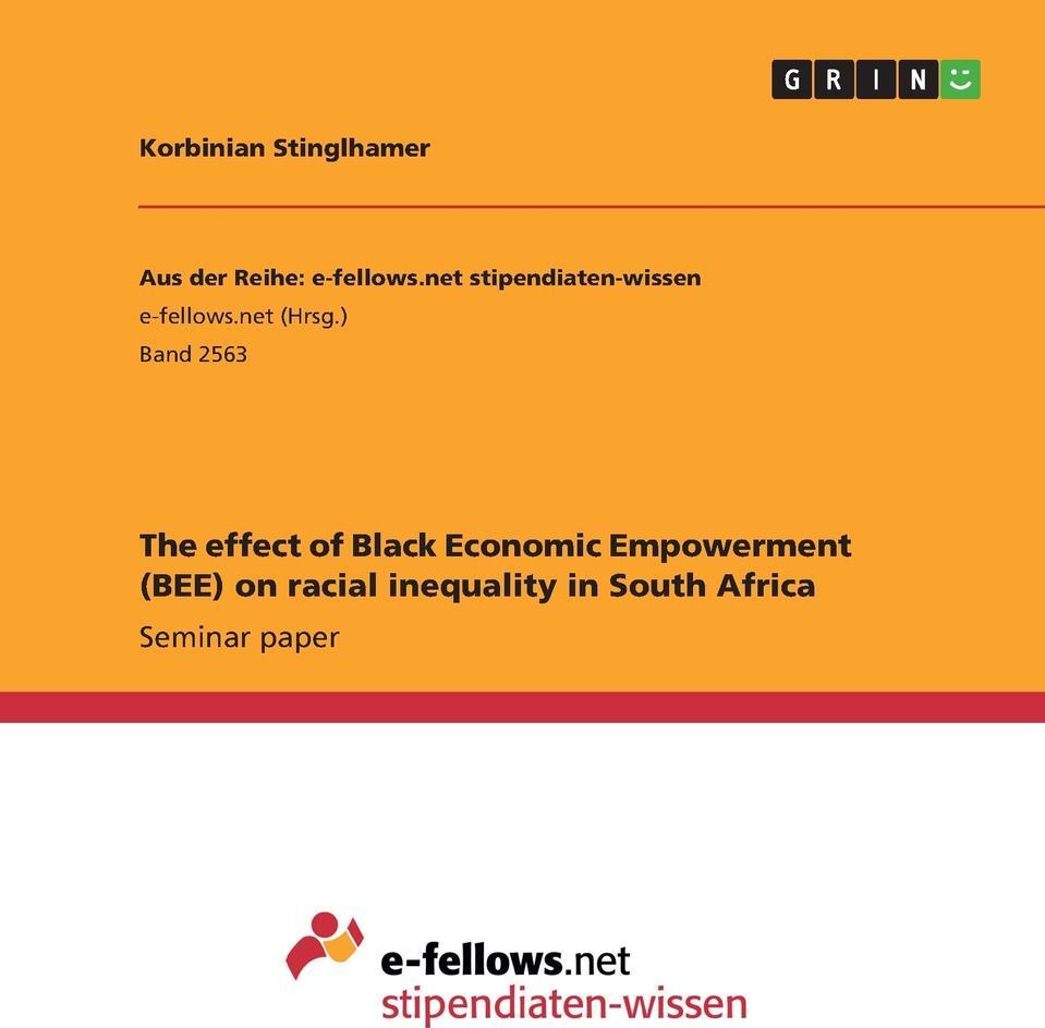 фото The effect of Black Economic Empowerment (BEE) on racial inequality in South Africa