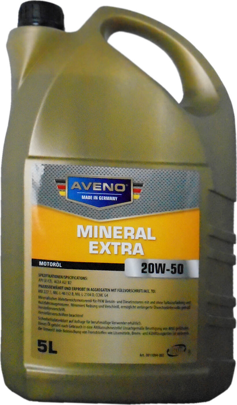 фото Моторное масло AVENO Mineral Extra SAE 20W-50 (5л)