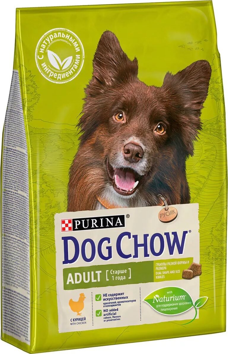 фото DOG CHOW Adult корм для взрослых собак, с курицей 14кг