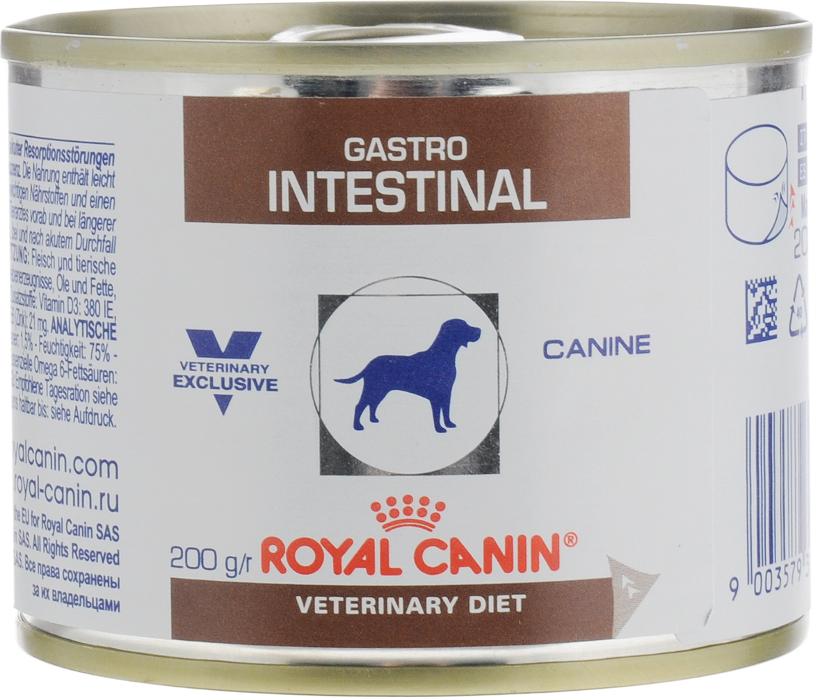 Консервы для собак Royal Canin "Gastro Intestinal", при нарушениях ...