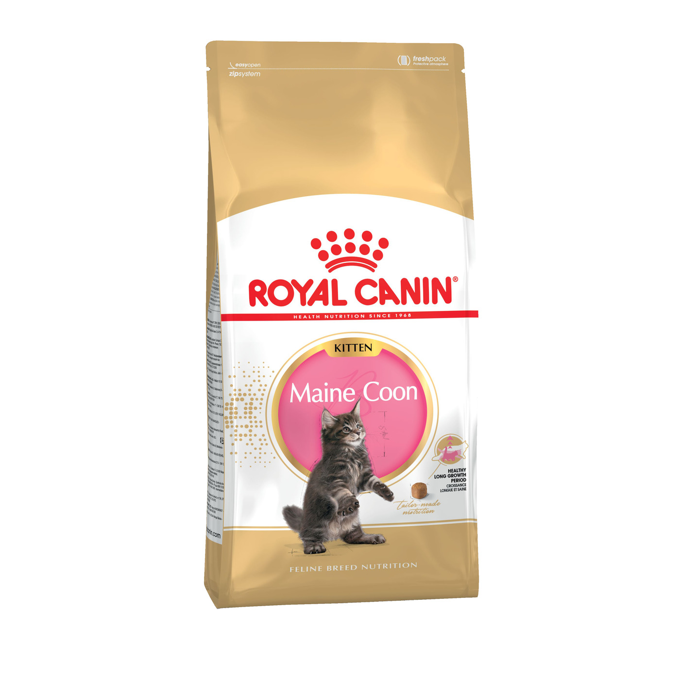 ROYALCANINFelineBreedNutritionKittenMaineCoonкормдлякотятпородыМэйн-Кун2кг