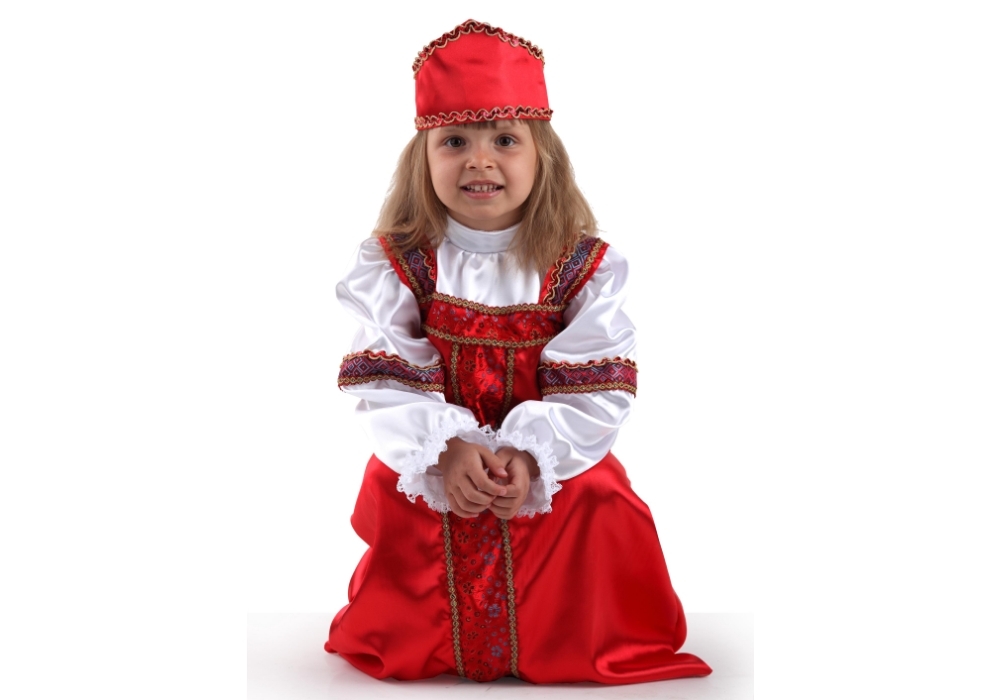 Детский костюм красный