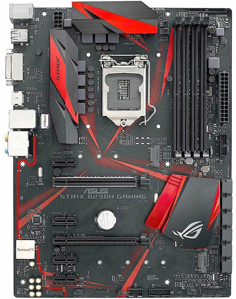 ASUS Материнская плата ROG STRIX B250H GAMING