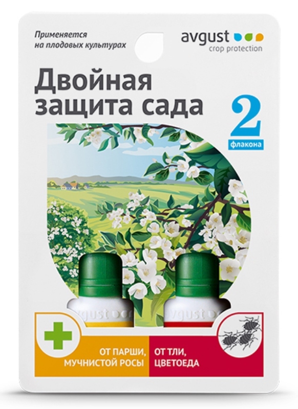 Комплекс препаратов от болезней и вредителей Avgust "Раек+Биотлин", 10 ...