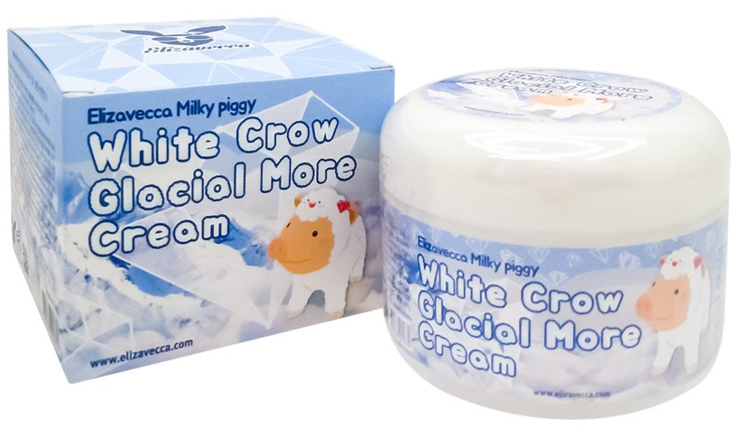 Elizavecca Крем осветляющий White Crow Glacial More Cream, 100 мл ...