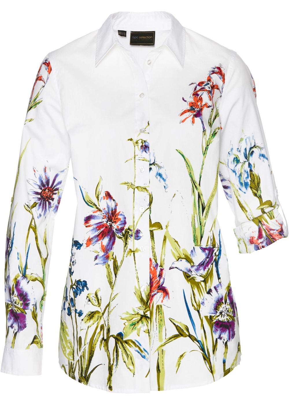 Цветы на блузках