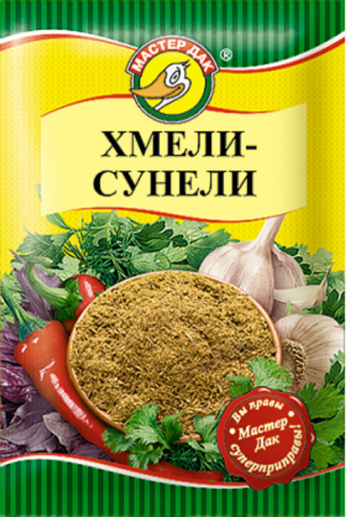 Хмели-Сунели Мастер Дак, 15 г х 5 шт — купить в интернет-магазине OZON ...