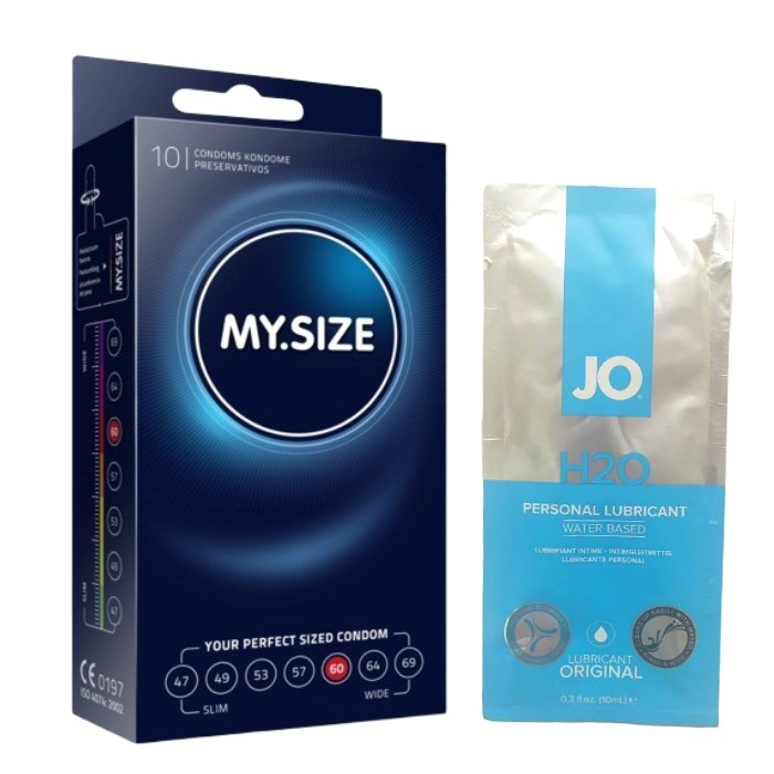 Набор презервативы My.Size 60 №10 и лубрикант System JO 10 мл. — купить ...