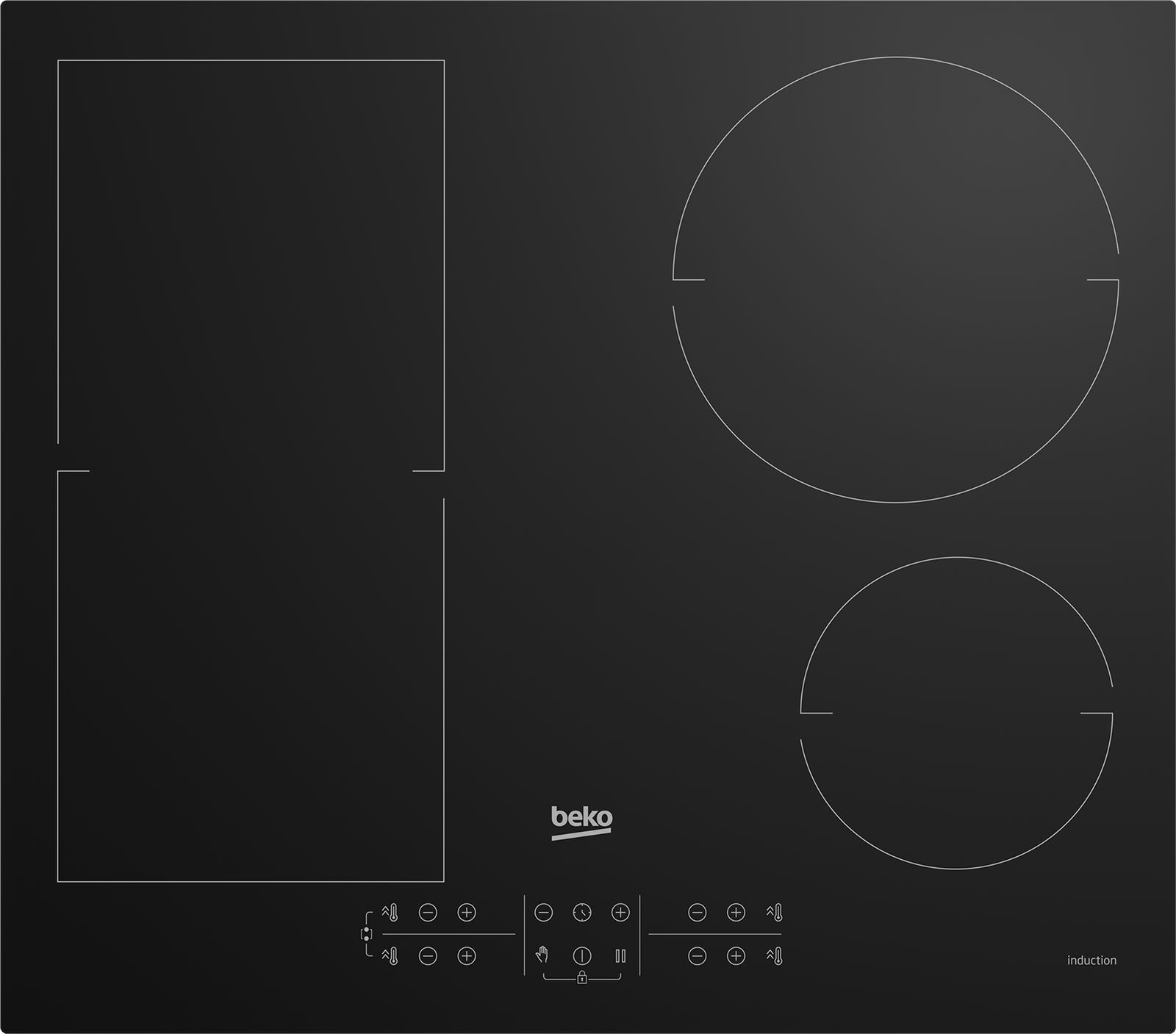 beko 13 amp induction hob