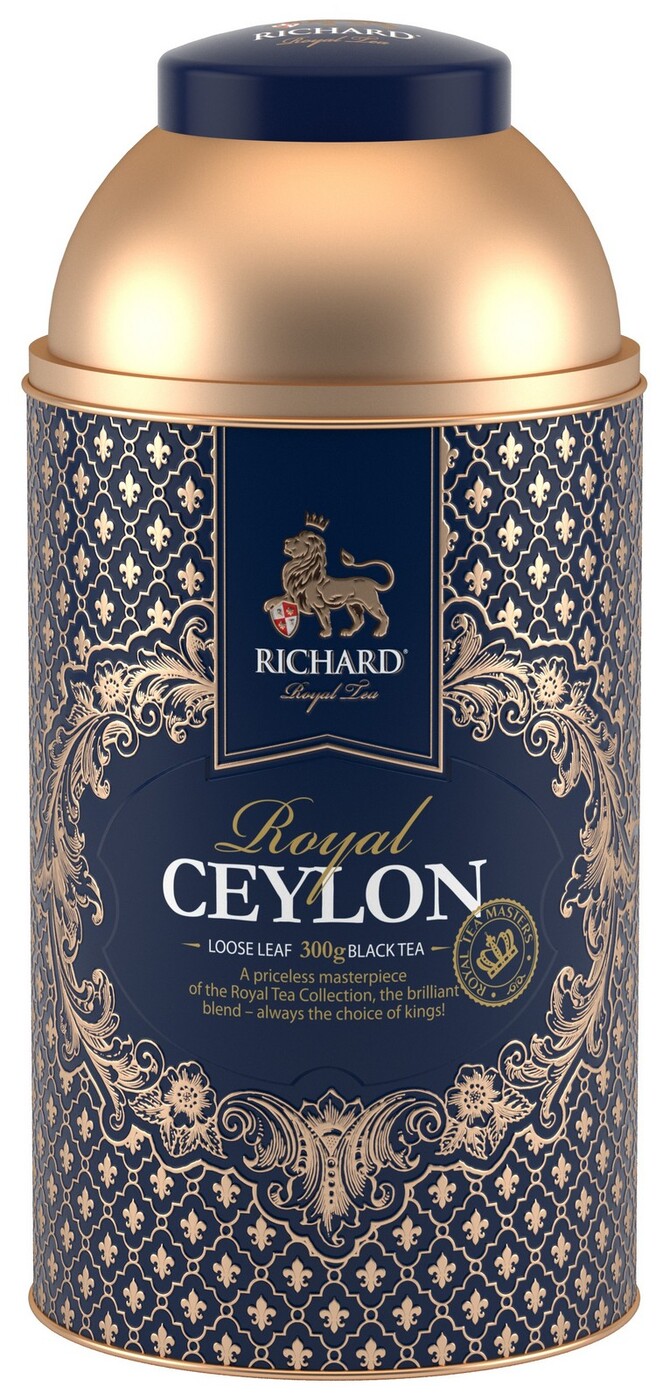 Чай Richard "Royal Ceylon" черный крупнолистовой 300г — купить в ...