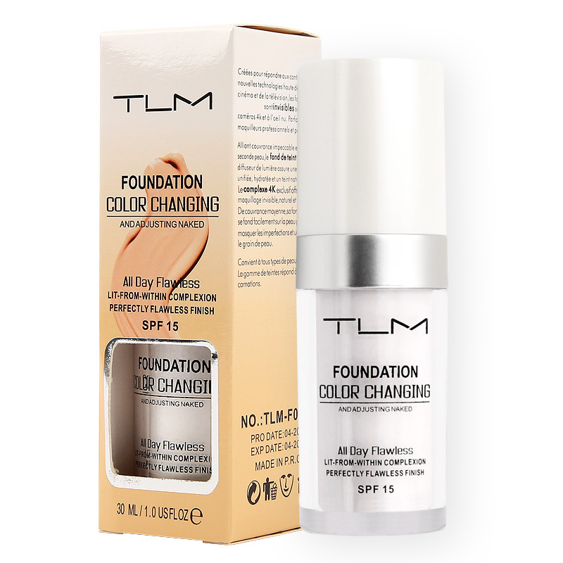 TLM Тональная основа, BB cream, Foundation Color Changing 30мл