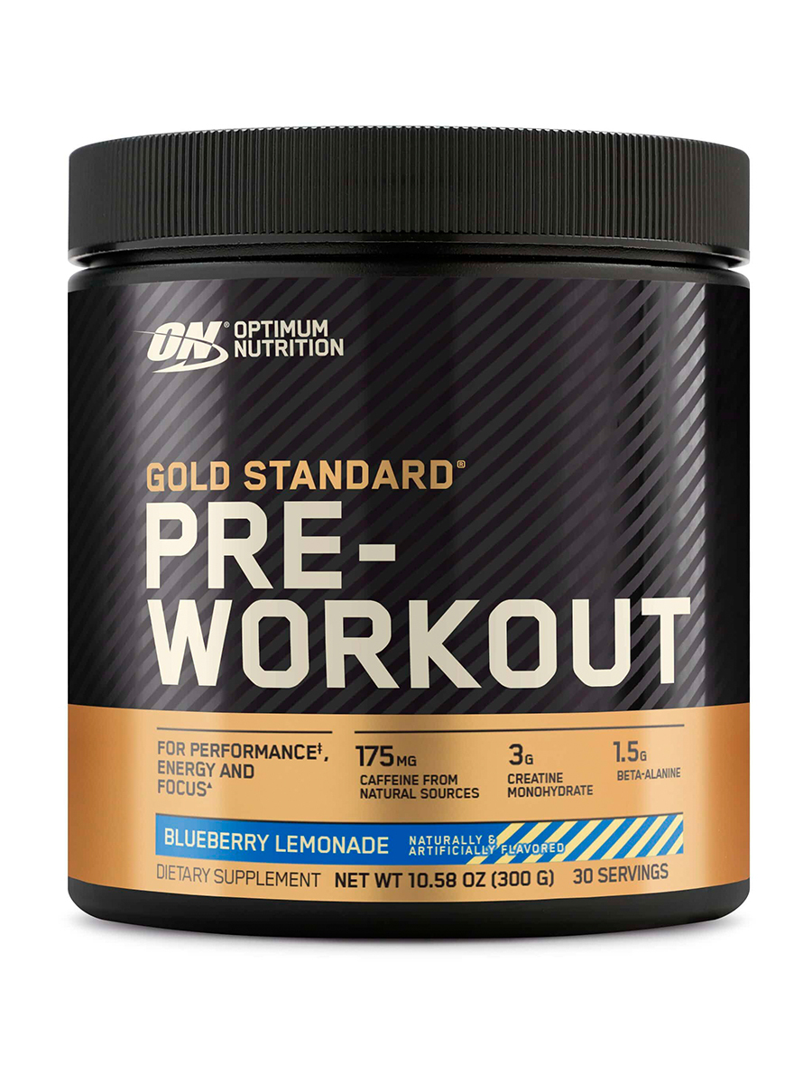 Предтренировочный комплекс Optimum Nutrition Gold Standard Pre-Workout 300 гр Черничный лимонад