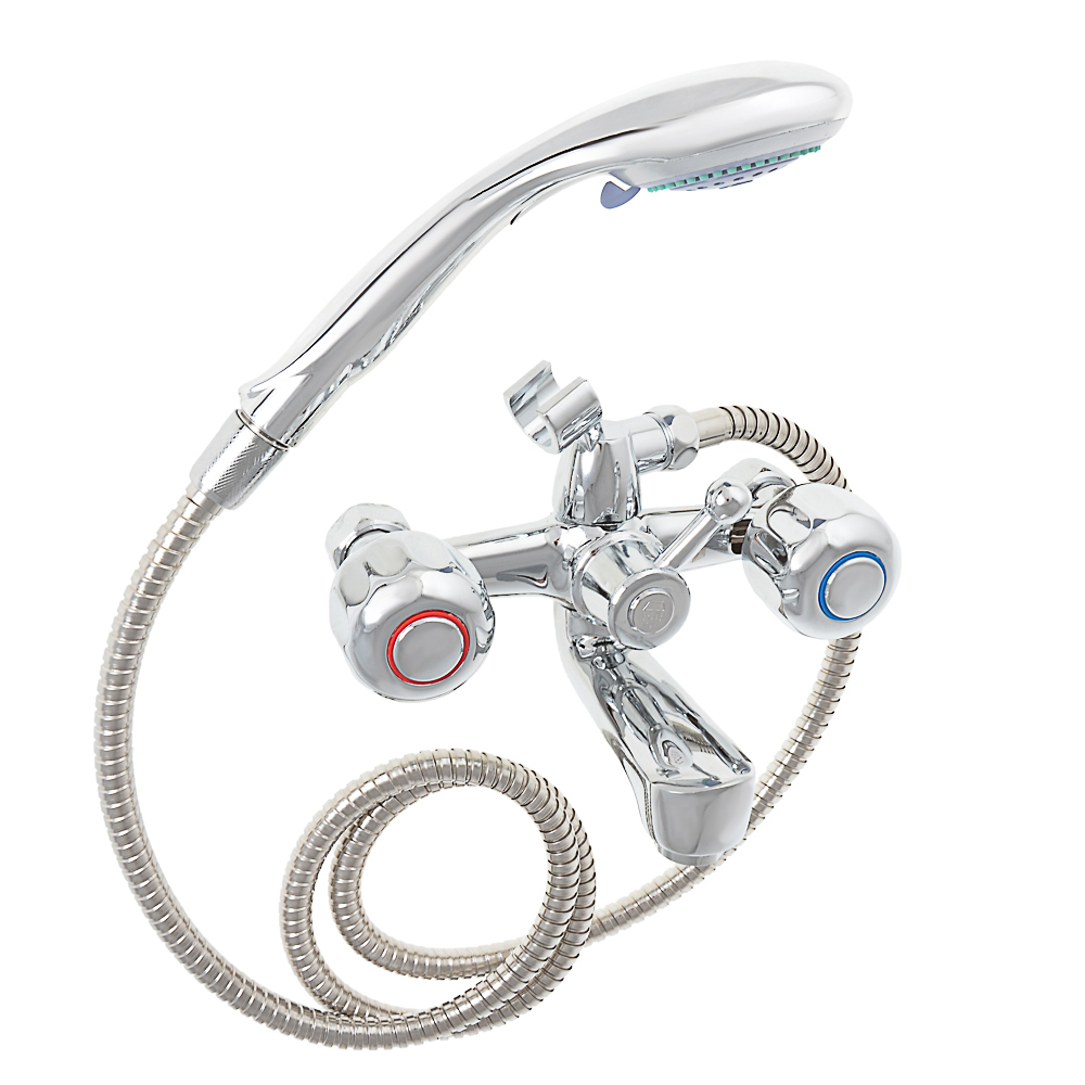 Характеристики Смеситель Klabb LUX для ванны короткий излив, с душевым ...