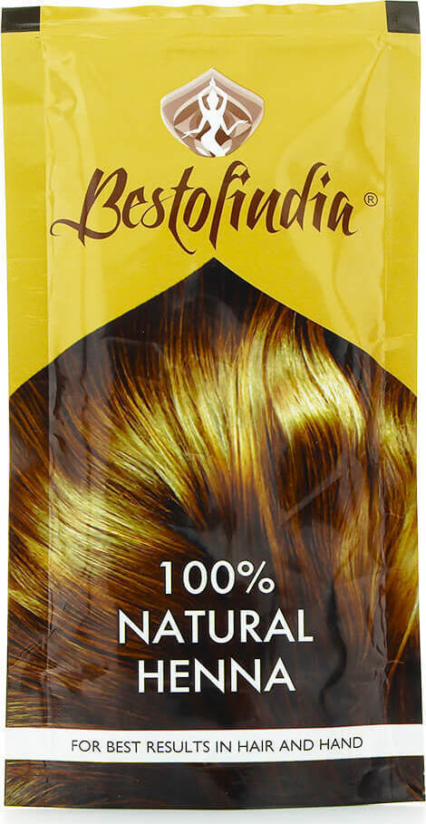 Хна для волос индийская 100% натуральная Natural Henna Bestofindia, 100г - изображение