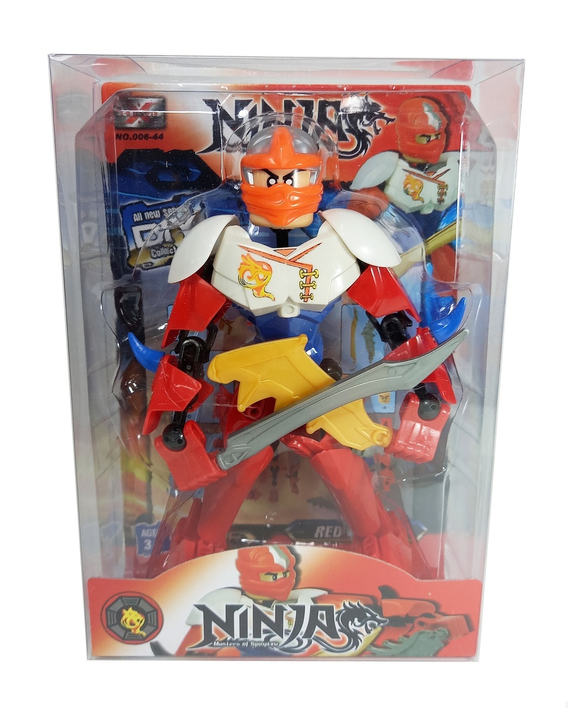 Фигурка конструктор Ниндзя / Ninjago самурай 18 см — купить в интернет ...