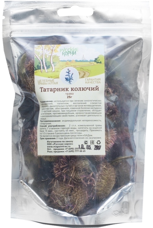 Татарник колючий трава 25 гр. — купить в интернет-магазине OZON с ...
