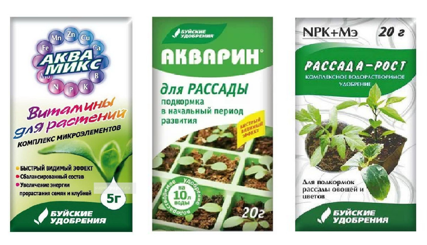 Характеристики Набор 3-в-1: Аквамикс для замачивания семян, подкормка ...