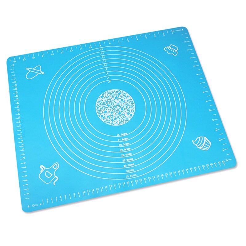 Коврик силиконовый для выпечки 50х40 см, синий, MaxiShop — купить в ...