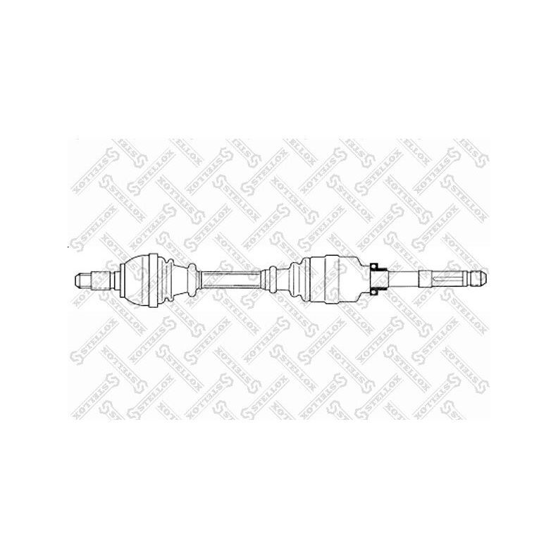 привод правый! 940mm, 21730 Citroen C4, Peugeot 307 1.4-2.0i/HDi 02>