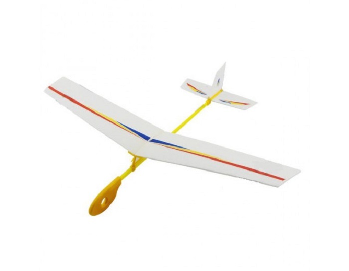Pilotage Резиномоторный самолет Flying Hawk цвет желтый — купить в ...